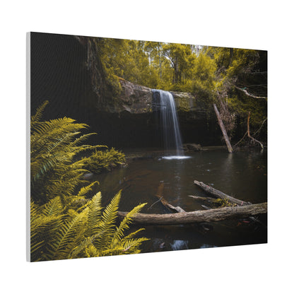 The beautiful Lower Kalimna Falls printed in a stretched matte canvas