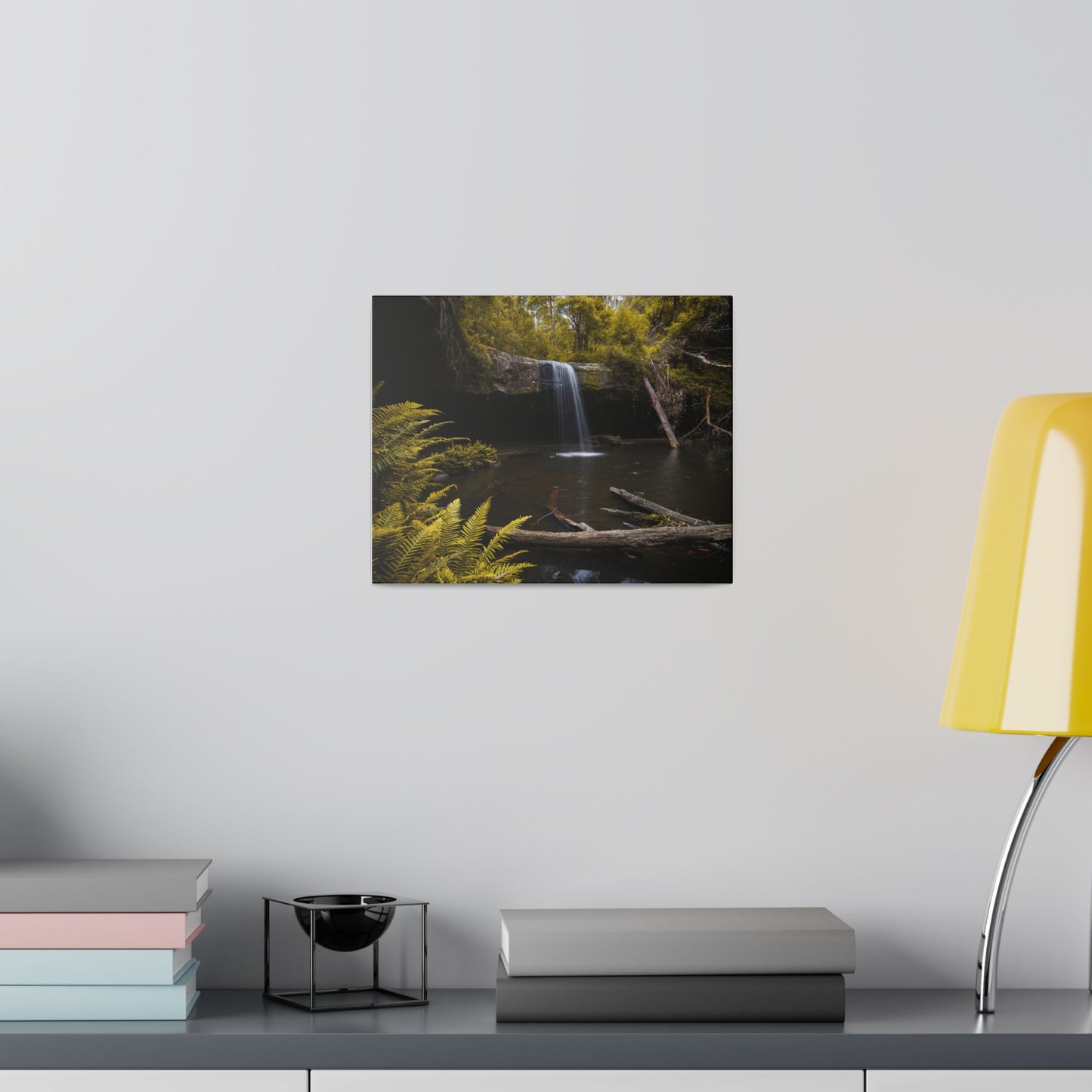 The beautiful Lower Kalimna Falls printed in a stretched matte canvas