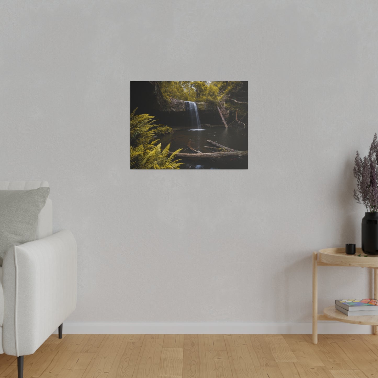 The beautiful Lower Kalimna Falls printed in a stretched matte canvas