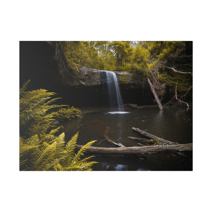 The beautiful Lower Kalimna Falls printed in a stretched matte canvas