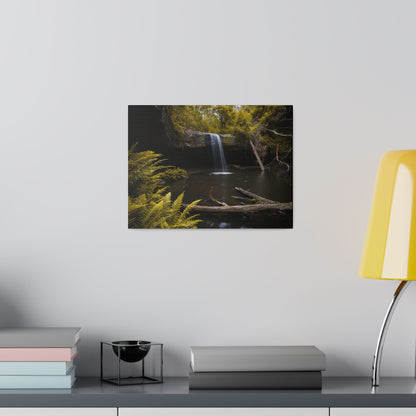 The beautiful Lower Kalimna Falls printed in a stretched matte canvas