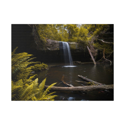 The beautiful Lower Kalimna Falls printed in a stretched matte canvas