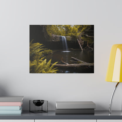 The beautiful Lower Kalimna Falls printed in a stretched matte canvas