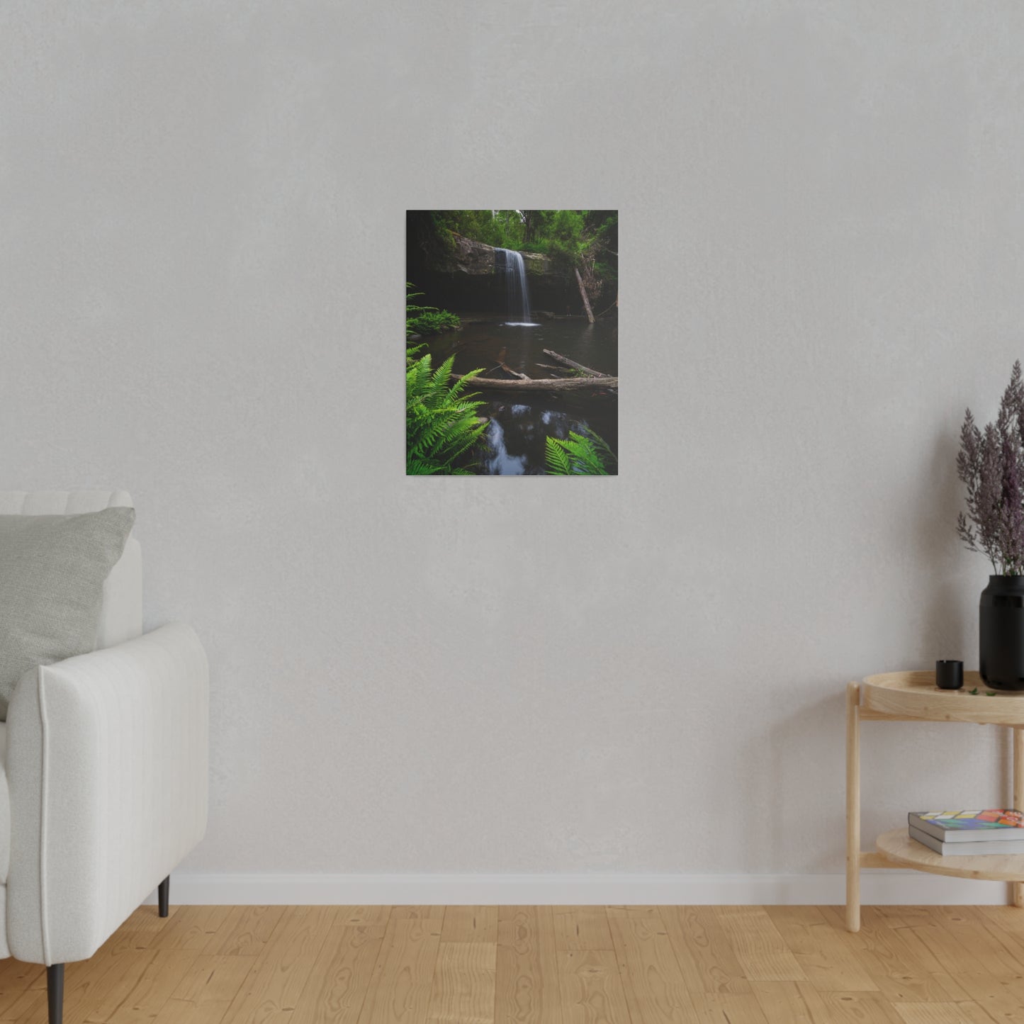 The beautiful Lower Kalimna Falls printed on a stretched matte canvas