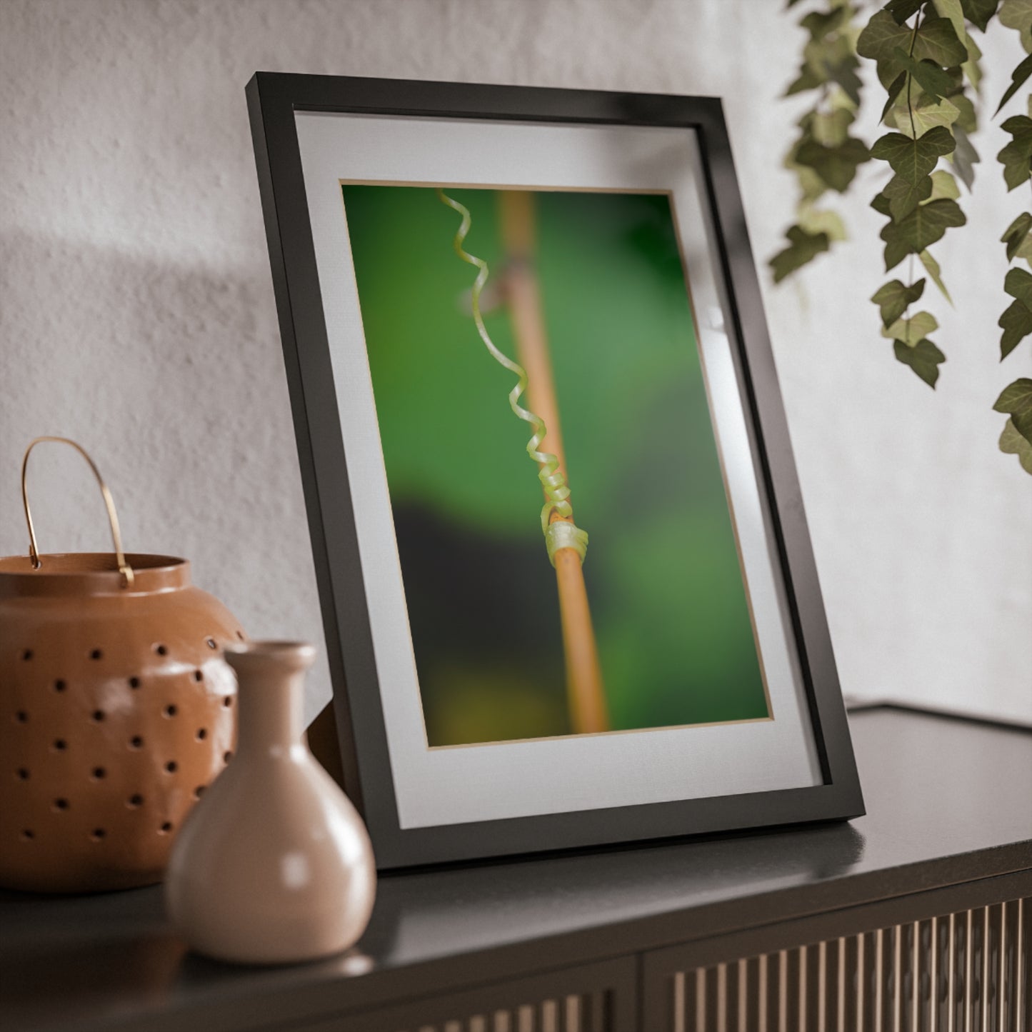 Nature's grip! A stunning macro print on a stretched matte canvas