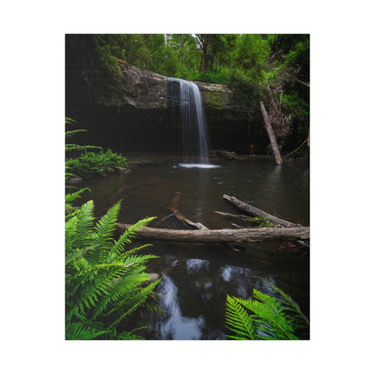 The beautiful Lower Kalimna Falls printed on a stretched matte canvas