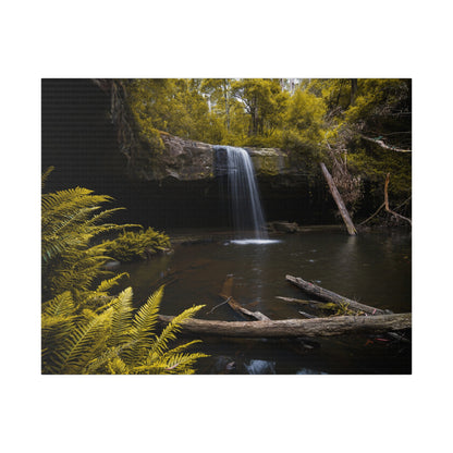 The beautiful Lower Kalimna Falls printed in a stretched matte canvas