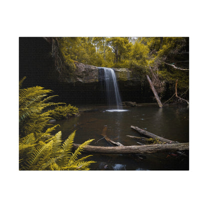 The beautiful Lower Kalimna Falls printed in a stretched matte canvas