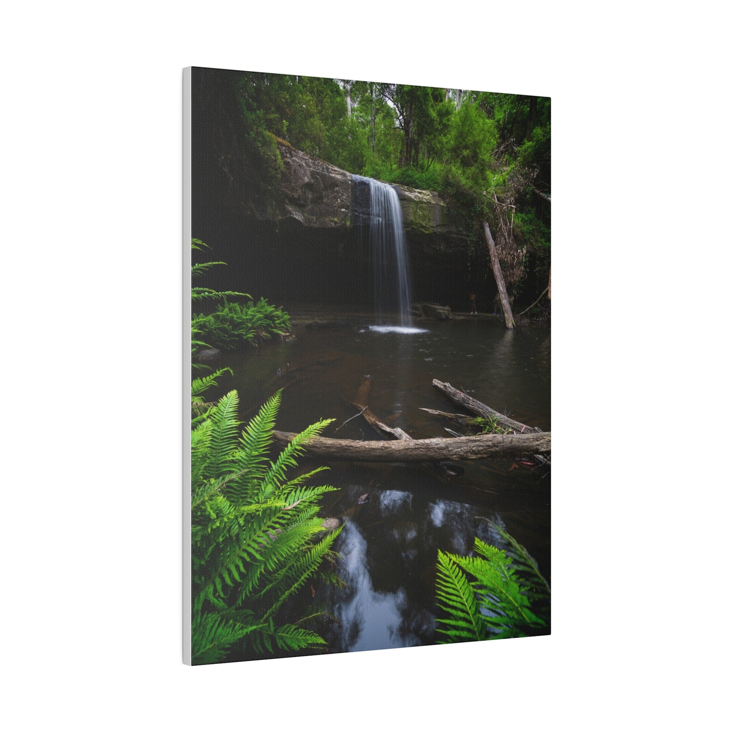 The beautiful Lower Kalimna Falls printed on a stretched matte canvas