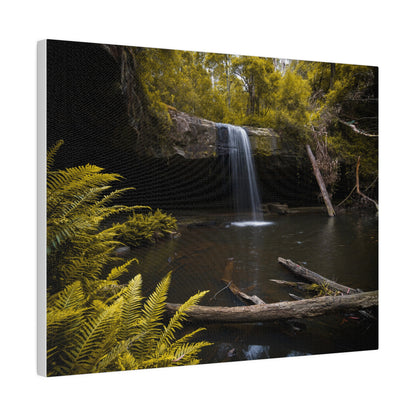 The beautiful Lower Kalimna Falls printed in a stretched matte canvas