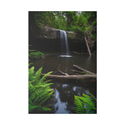 The beautiful Lower Kalimna Falls printed on a stretched matte canvas