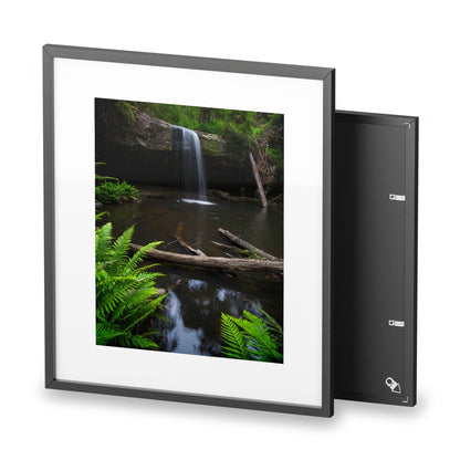 The beautiful Lower Kalimna Falls printed on a matte framed poster