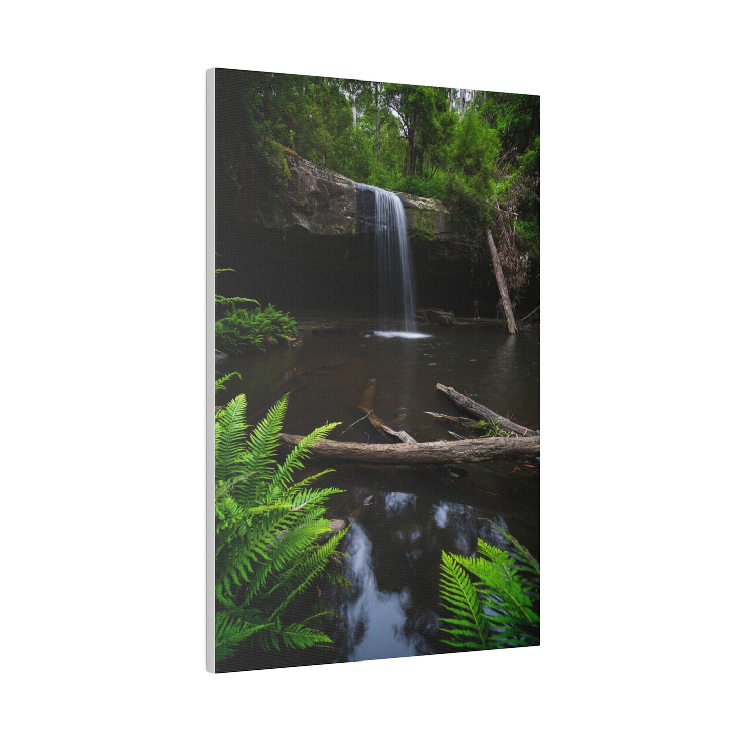 The beautiful Lower Kalimna Falls printed on a stretched matte canvas