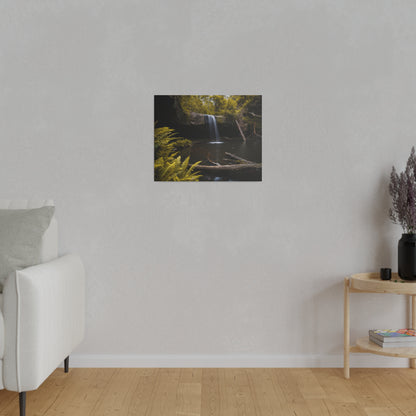 The beautiful Lower Kalimna Falls printed in a stretched matte canvas