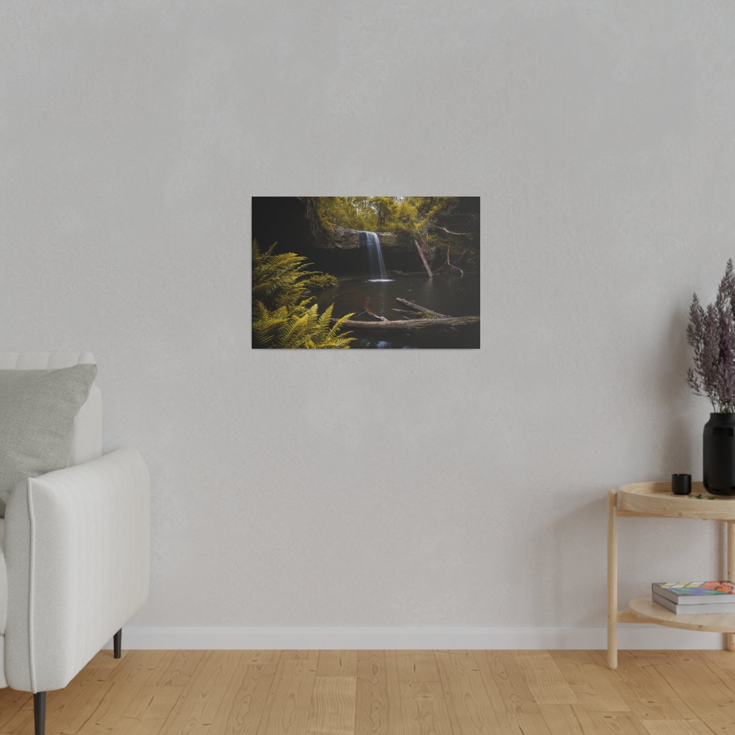 The beautiful Lower Kalimna Falls printed in a stretched matte canvas