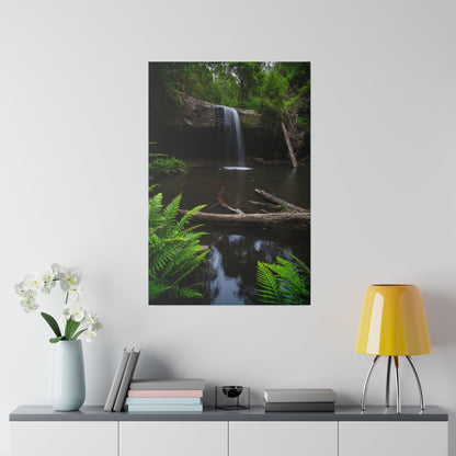 The beautiful Lower Kalimna Falls printed on a stretched matte canvas