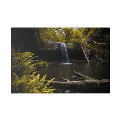 The beautiful Lower Kalimna Falls printed in a stretched matte canvas