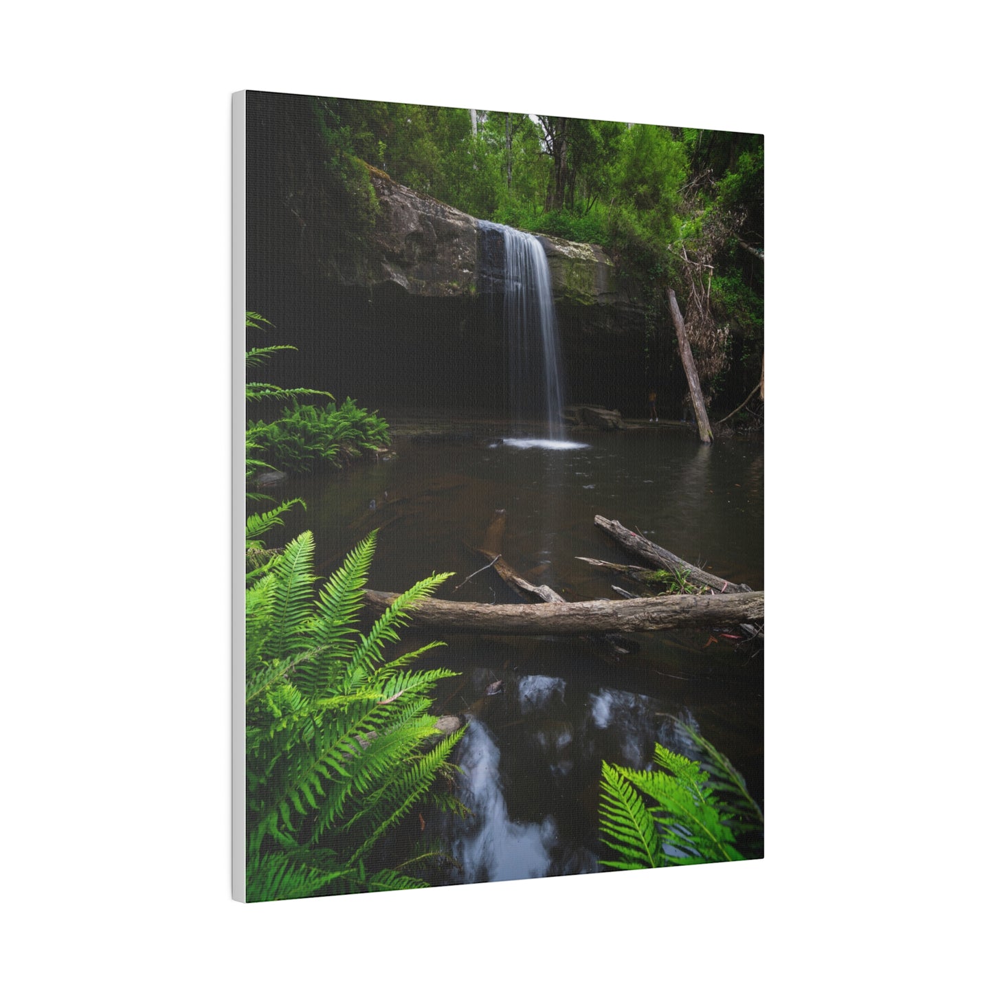 The beautiful Lower Kalimna Falls printed on a stretched matte canvas