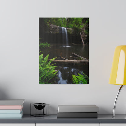 The beautiful Lower Kalimna Falls printed on a stretched matte canvas