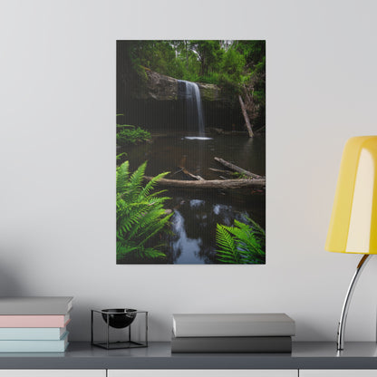 The beautiful Lower Kalimna Falls printed on a stretched matte canvas